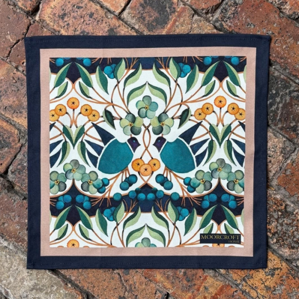 Embroidered Birds Napkin - Napkin