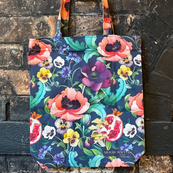 Heritage Botanica (Navy) Tote Bag - Tote Bag