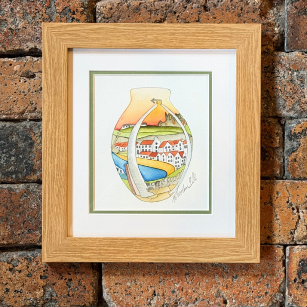 Lot 18 - Whitby Whalebone - 25.09.26 - Watercolour