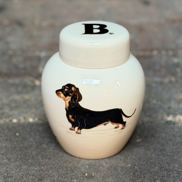 The Loyal Companion (Dachshund) - Ginger Jar