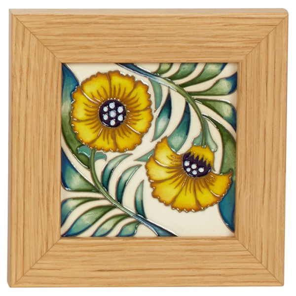 De Morgan Cornflower - Plaque