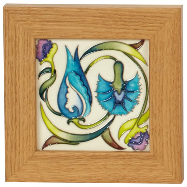 De Morgan Tulip - Plaque
