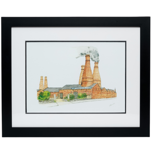 The 1919 Works Framed Watercolour Print - Print