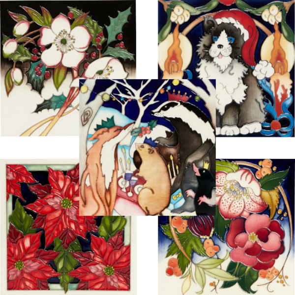 Set of Christmas Cards E - 1 of each Design - Christmas Card