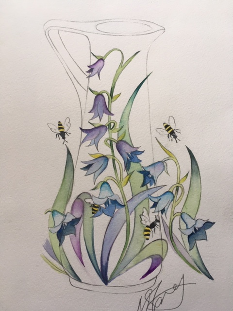 1. Bluebell Bees by Nicola Slaney